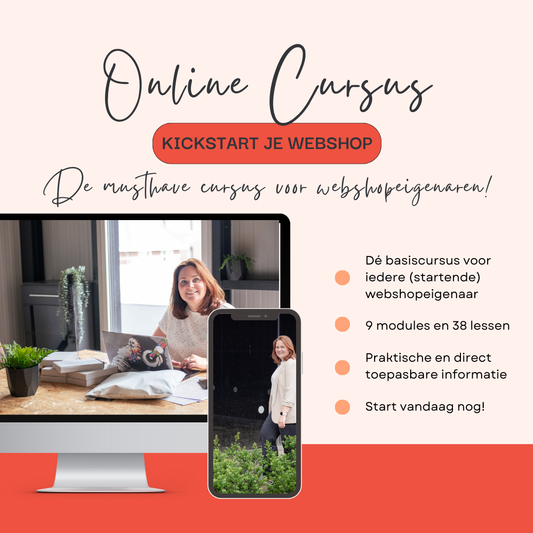 Kickstart je webshop