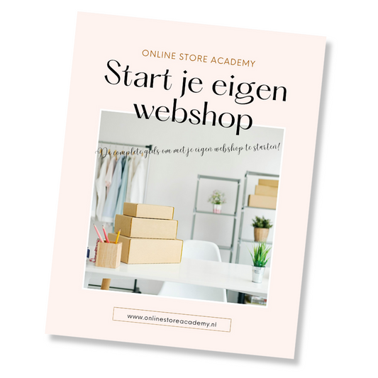Startersgids: Start je eigen webshop!