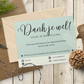 Printable bedankt kaartje voor webshop